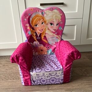 Frozen Kids Marshmallow Armchair Furniture with Elsa and Anna